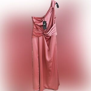 Theia Pink Maxi Dress